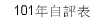 101年自評表