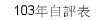 103年自評表